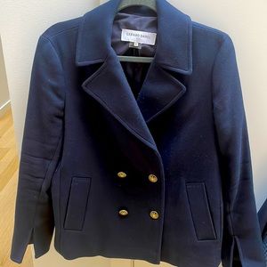 Gerard Darrel Navy double breasted jacket.